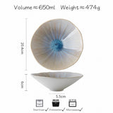 ”Whispering Glaze" Salad Bowl