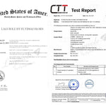 Test report from the United States Patent and Trademark Office for 'Laguiole by FlyingColors'.