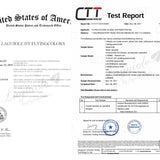 Test report from the United States Patent and Trademark Office for 'Laguiole by FlyingColors'.