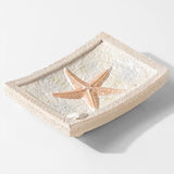 Pearl Pink Starfish Resin Soap Dish