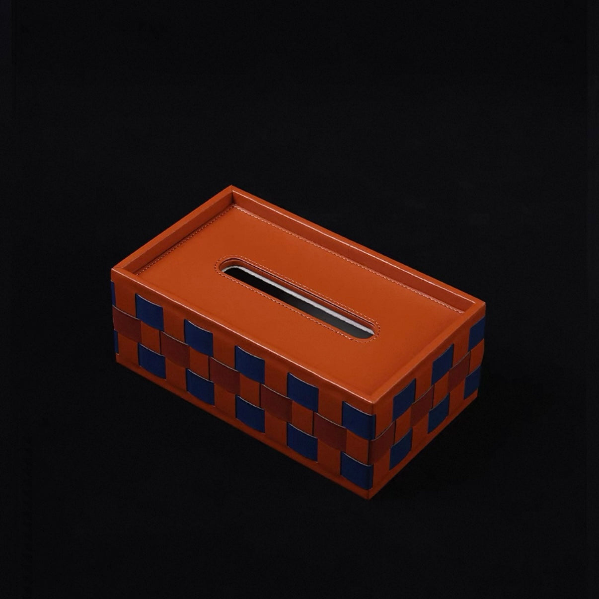 ”ChicGrid“ Vintage Checkered Leather Organizer Series