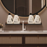 Walnut Suction Faucet Storage Rack