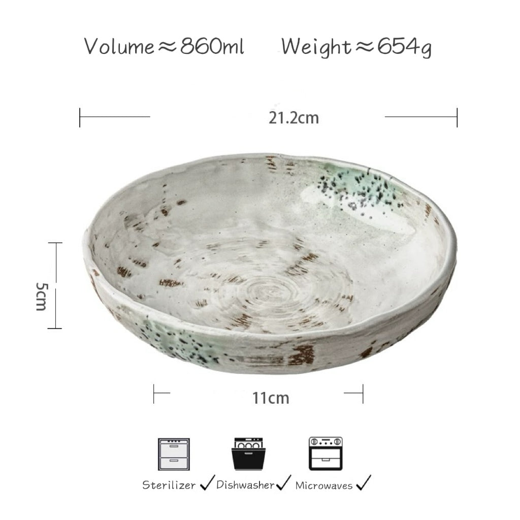 Silent Light · Vessel｜Handcrafted Wabi-Sabi Ceramic Bowl