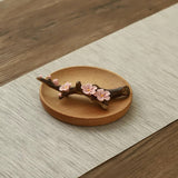 Ceramic wire incense hand pinched Zen burner