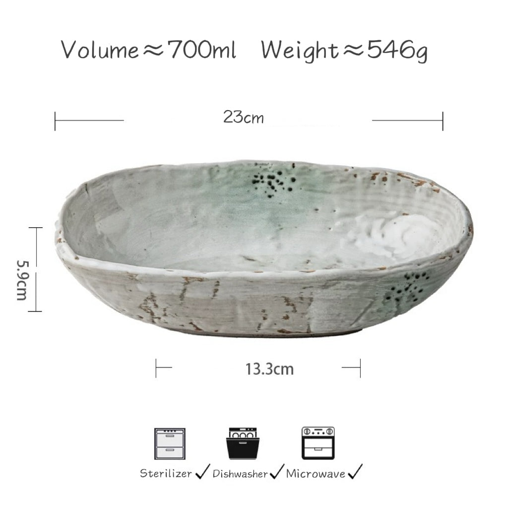 Silent Light · Vessel｜Handcrafted Wabi-Sabi Ceramic Bowl