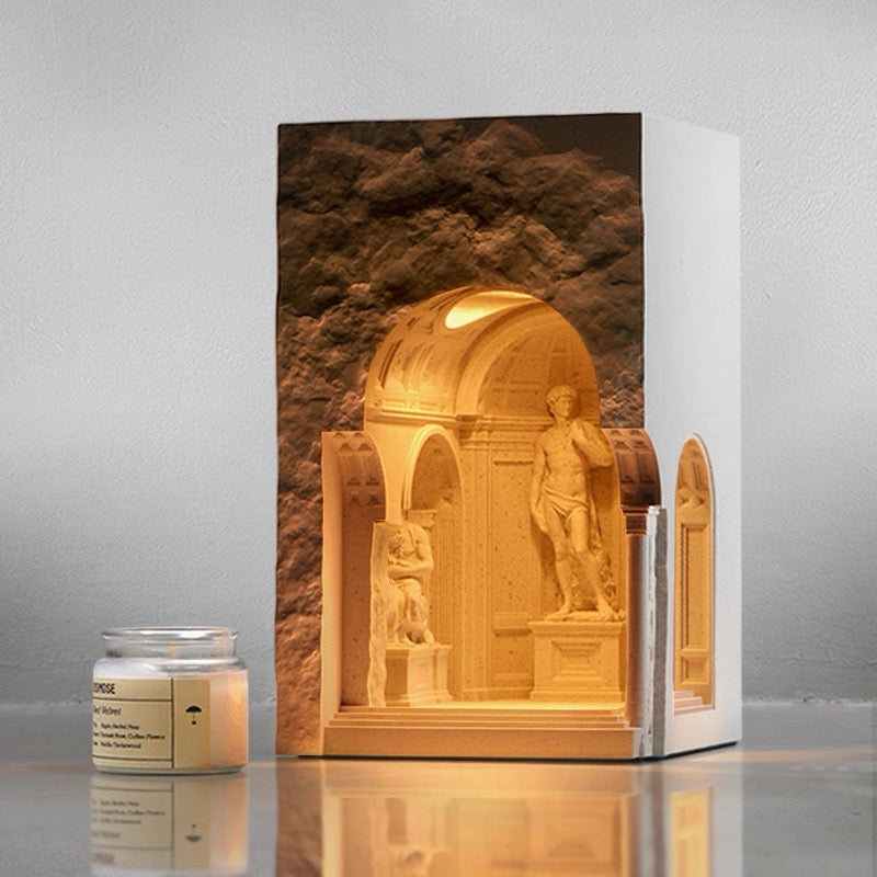 Sculpture of Light – Flameless Wax Warmer Lamp – HearthHomme Home Decor
